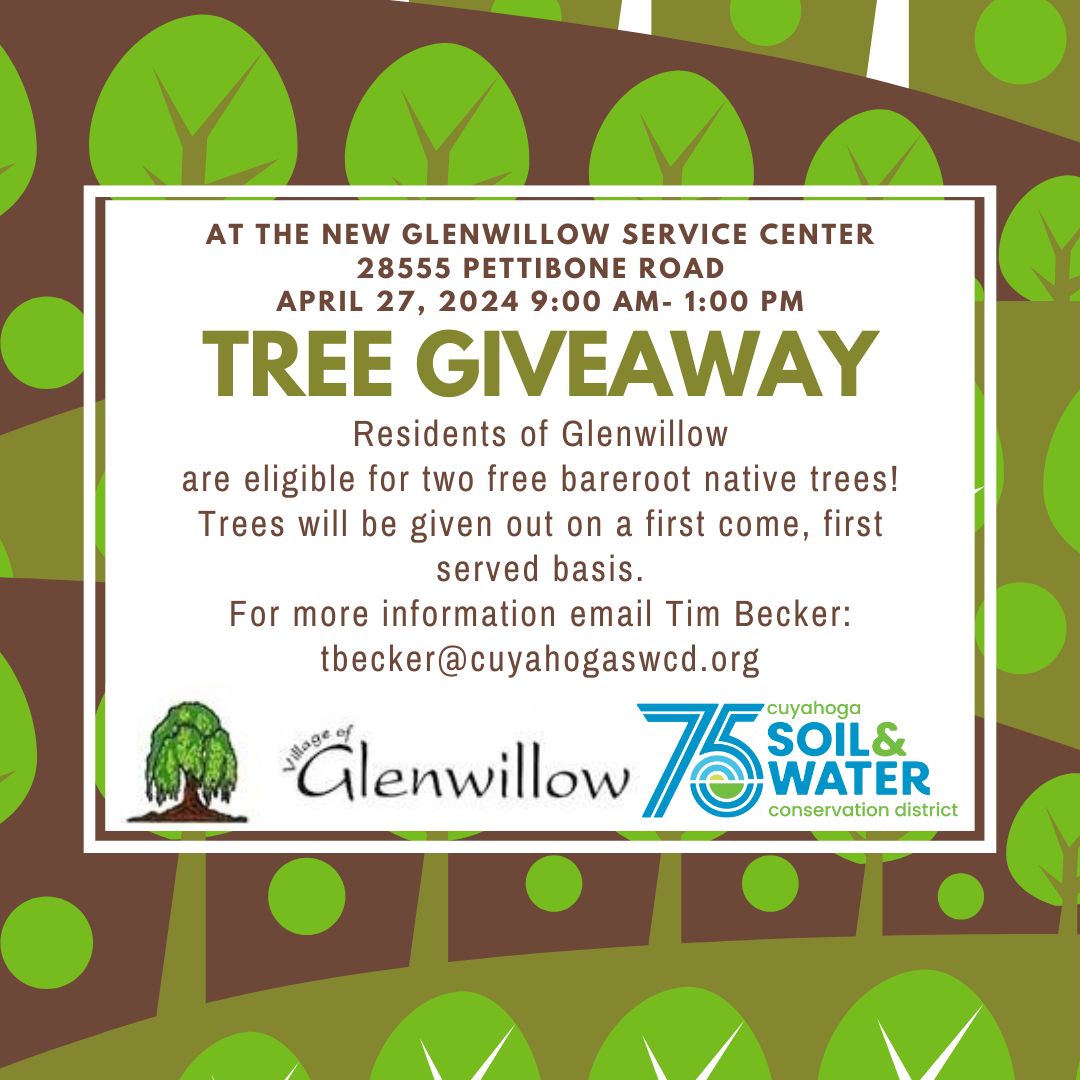 Glenwillow Tree Seedling Giveaway - Cuyahoga SWCD