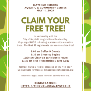 Mayfield Heights Beautification Day and Tree Giveaway