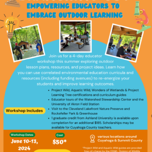 BRANCHING OUT: EMPOWERING EDUCATORS TO EMBRACE OUTDOOR LEARNING - Registration
